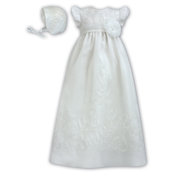 Sarah Louise Christening Robe & Bonnet - 185